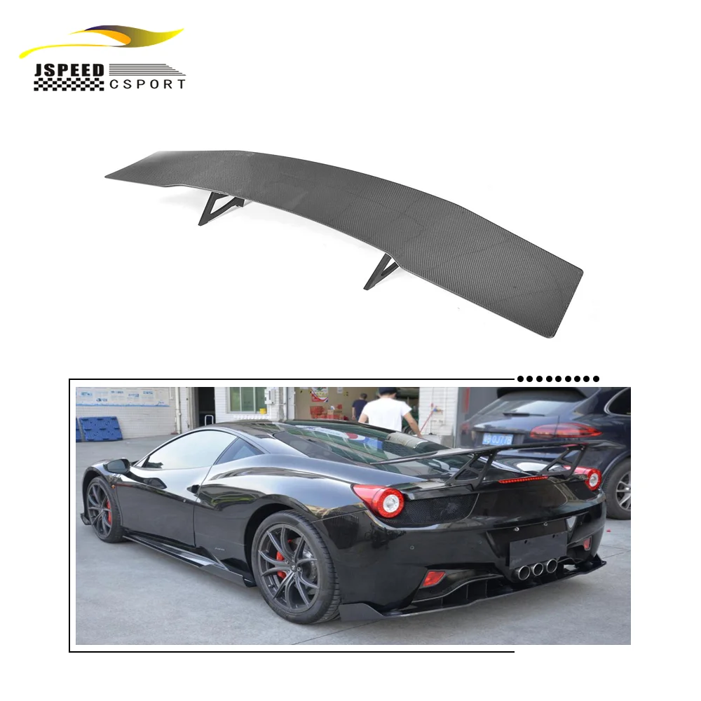 

Подходит для гоночного спойлера GT из углеродного волокна JCSPORTLINE, Подходит для Ferrari 458 итальянского 2-дверного 11-13 (подходит для: 4