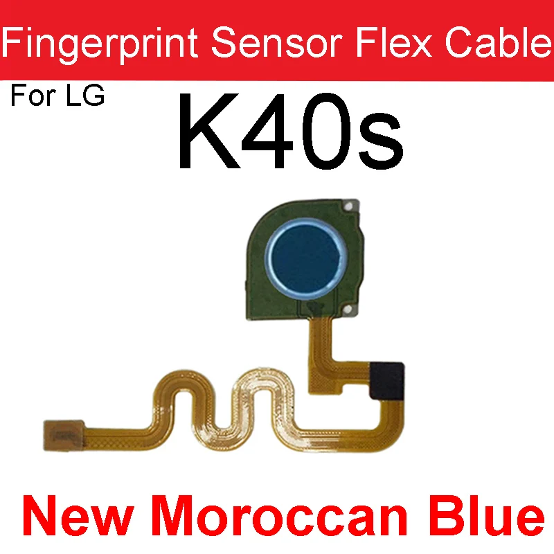 Home Button Finger Print Flex Cable For LG K40 K40S K41S K50 Q60 K50S K51 K51S Fingerprint Sensor Touch Flex Ribbon Replacement