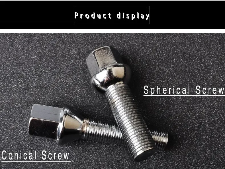 Embers Stahl-Radbolzen M12x1.5 14x1.5 14x1.25 12x1.25 in Verschiedenen Längen 10 Stück für BMW Volkswagen Audi Mercedes Porsche – Detail 2