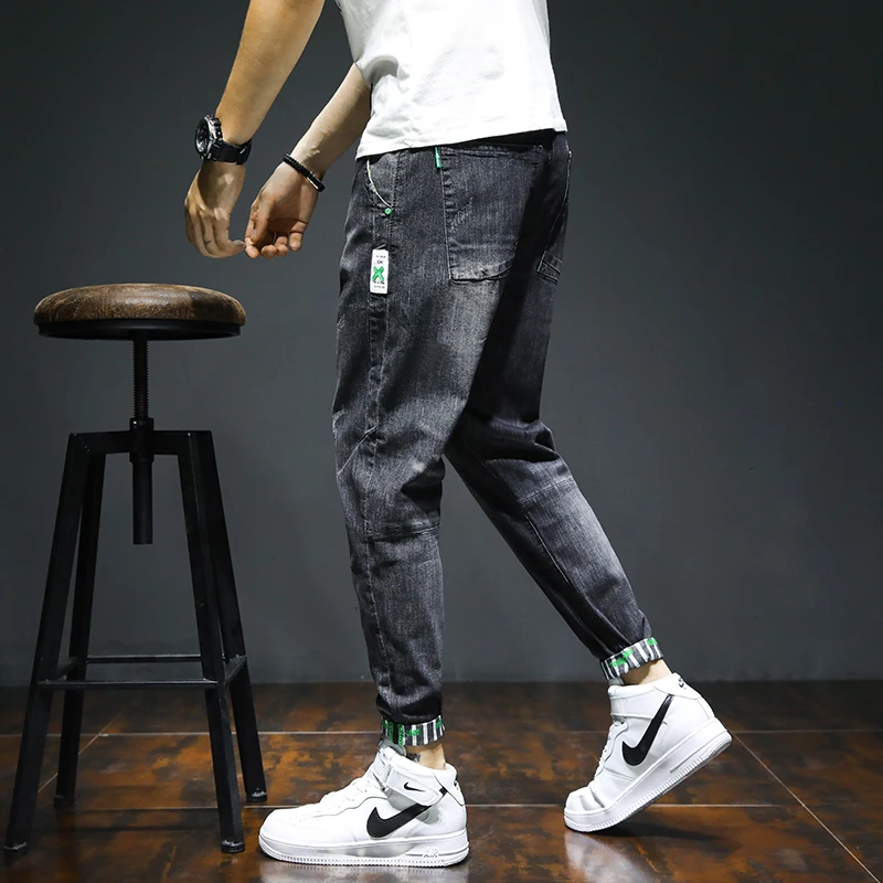 

Summer Thin Denim Jeans Men's Trendy Brand 2025 New Loose Cuffed Workwear Pants Men's Versatile Casual Long Trousers