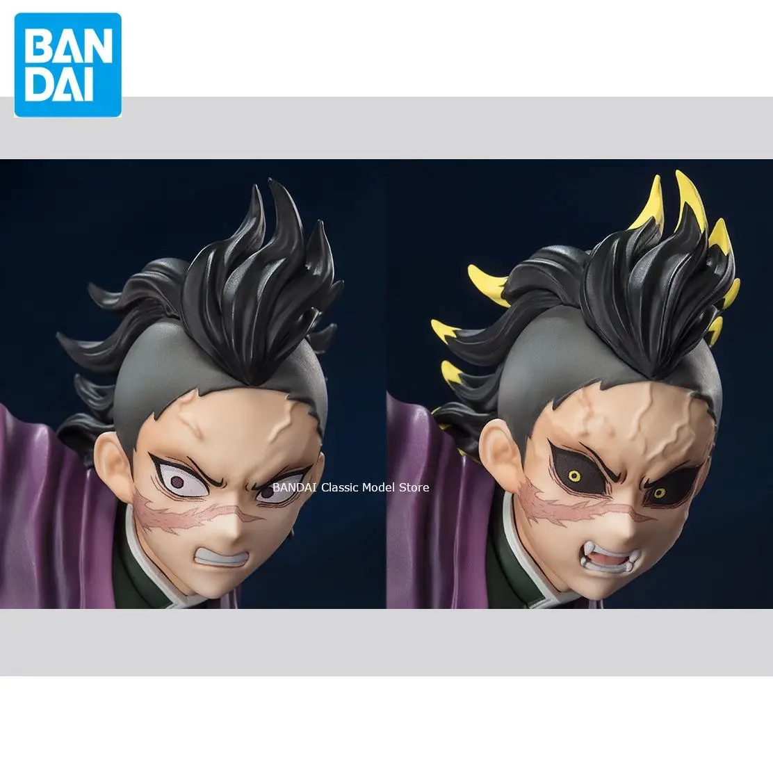 Genuine Official Original Bandai Demon Slayer Blade Figuarts Zero Shinazugawa Genya Figure Anime Collectible Model Dolls Toy