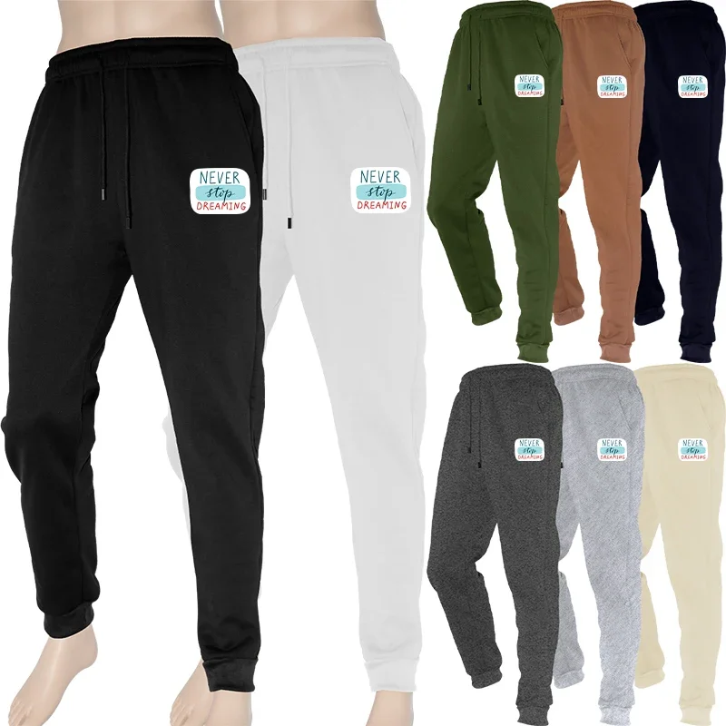 

Athletic Mens Active Workout Fleece Jogger Sweatpants for Men with Zipper Pocket and Drawstring