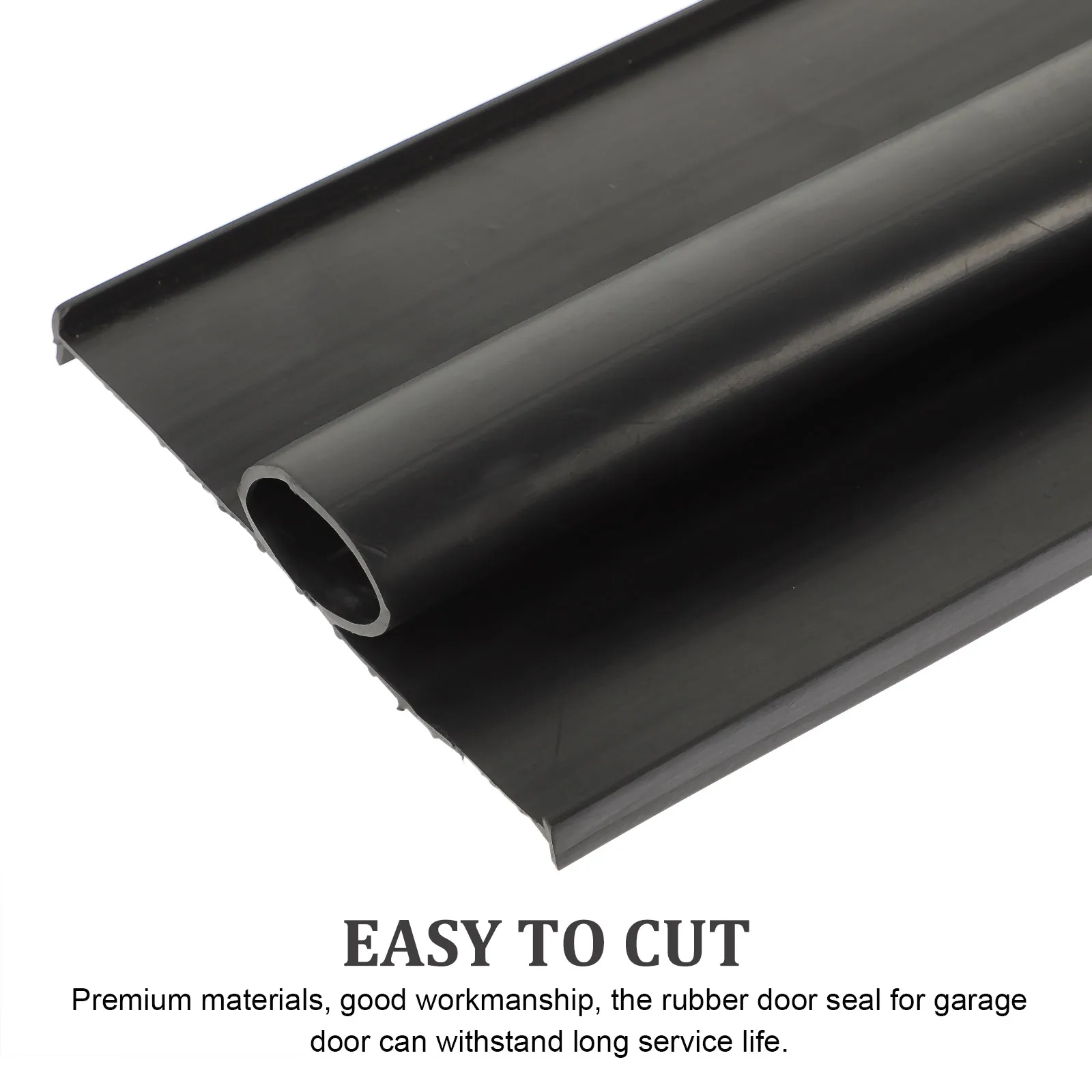 

2M Garage Bottom Seal Rubber Strip Weatherproof Dust Waterproof Insulation Windproof Durable Premium Material Easy Install Steel