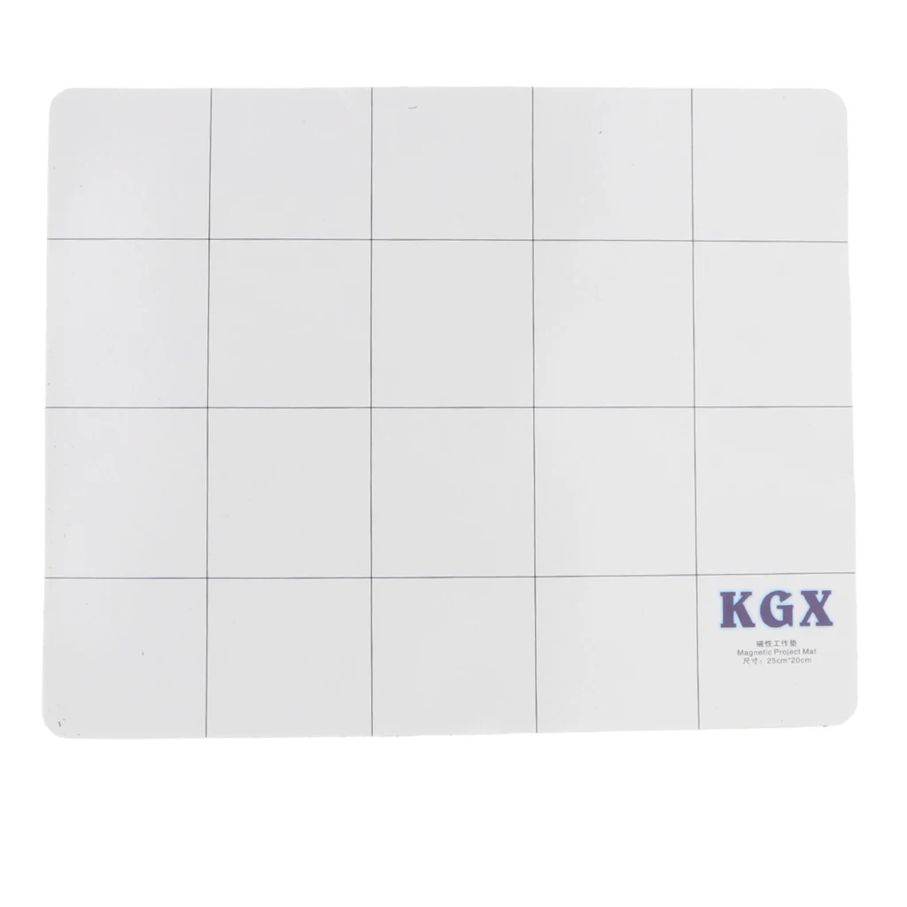 Washable Magnetic Parts Mat Anti Rolling Plastic Repair Pad for Smart Phone Laptop Electronics
