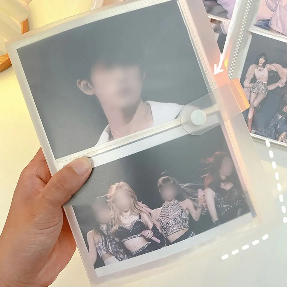 3/4/5/6 Inch 80/160 Slot Photo Album Idol Photocard Holder Idol Star Card Collect Book Creative Photo Albums Picture Card Holder