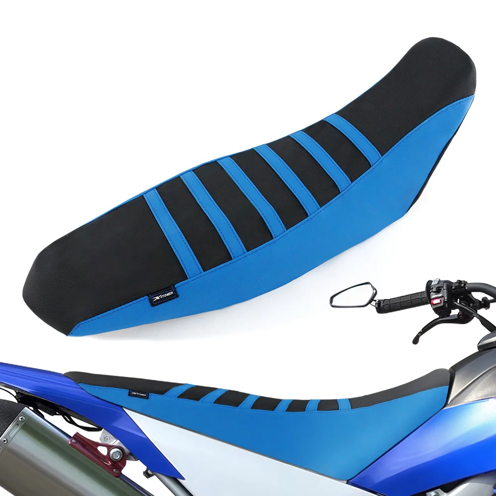 

Motorcycle Non-Slip Seat Cover For Yamaha WR250X WR250R WR 250 X Waterproof Seat Saddle Cushion Pad Cover Striped Grip Gripper