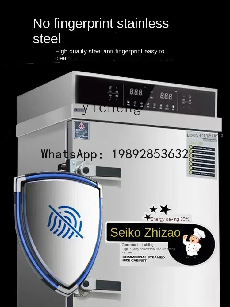 S6  Electric Steaming Cabinet Car Machine Kitchen and Canteen Small Steam Box Rice Steamed Bread