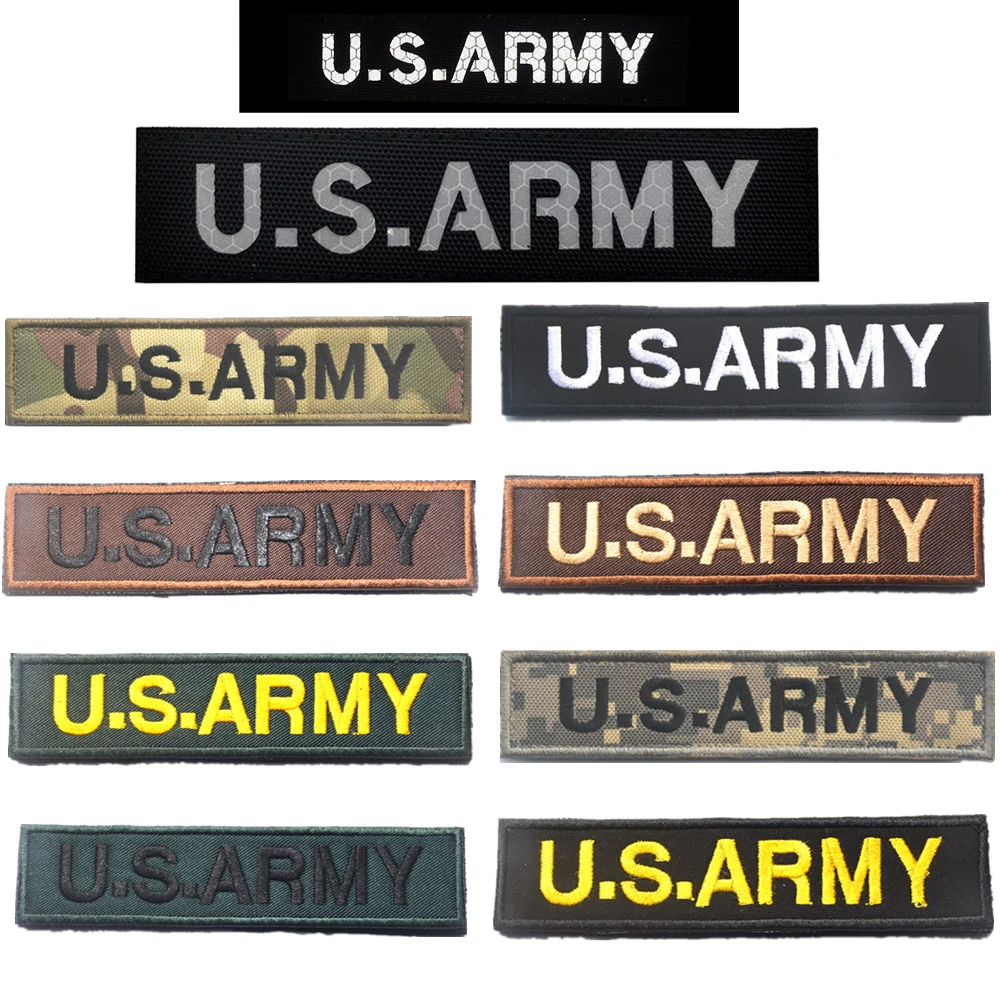 U.S.ARMY Outdoor Tactical Patches Logo Stickers Clothing Backpacks Helmets Embroidery Reflective Hangers