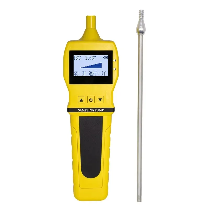 Industry Portable Gas Sampling Pump Digital Charging Smart External Pump Sampler Device Support All Gas