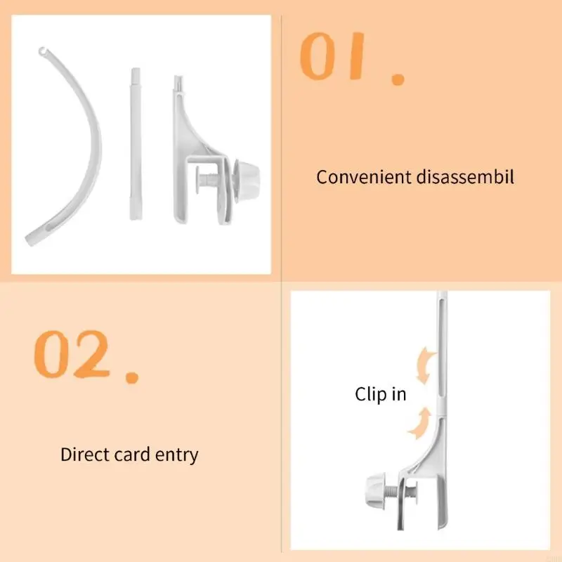 حامل سرير الطفل المحمول لمرفق سرير الطفل عربة سرير الطفل الديكورات الموسيقية سرير المحمول الإطار الذراع قوس A2UB #3