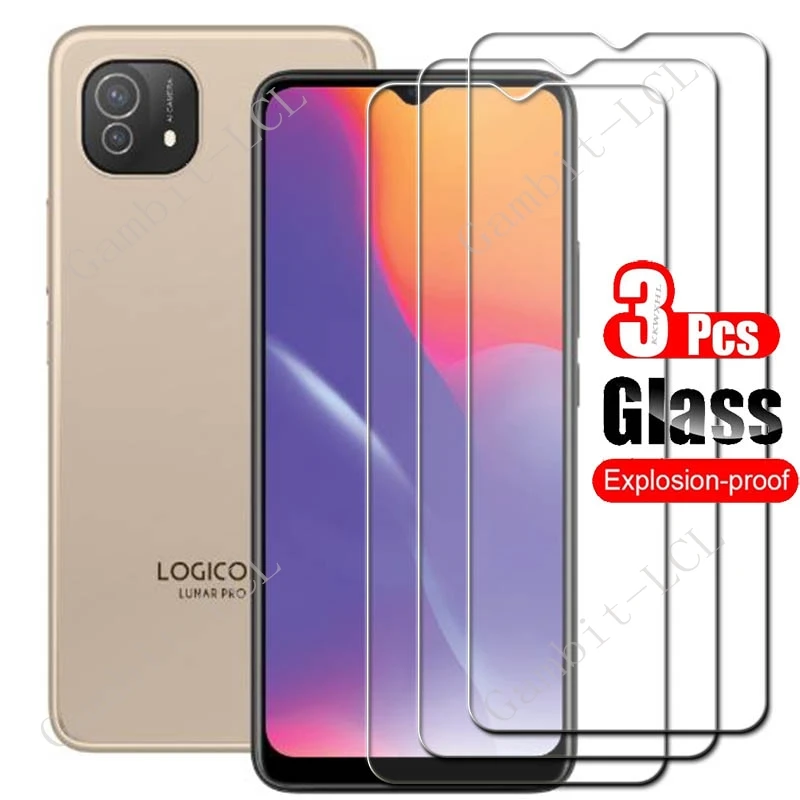 3PCS 9H Tempered Glass For Logicom SOLAR PRO 6.5" Protective ON LogicomONIX ONIX  LUNAR PRO Screen Protector Cover Film