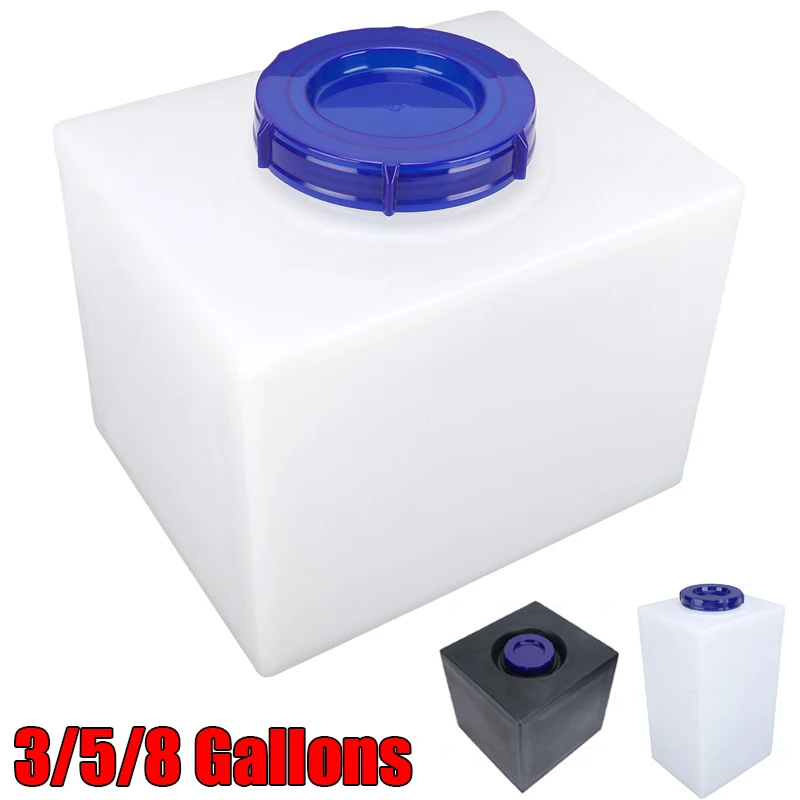 

New 3 Sizes 3/5/8 Gallons RV Water Storage Tank Heat Cold Resistant PE Fresh Water Tank for Trailer Boat Yacht Accessories