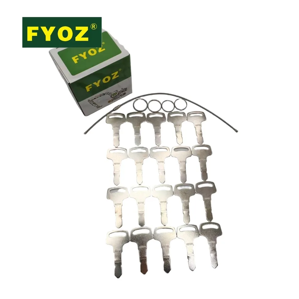 20PCS 15248-63700 Ignition Key For Kubota B Series TractorFor Case/New Holland 6C040-55432 6C040-55430 Tractor Part