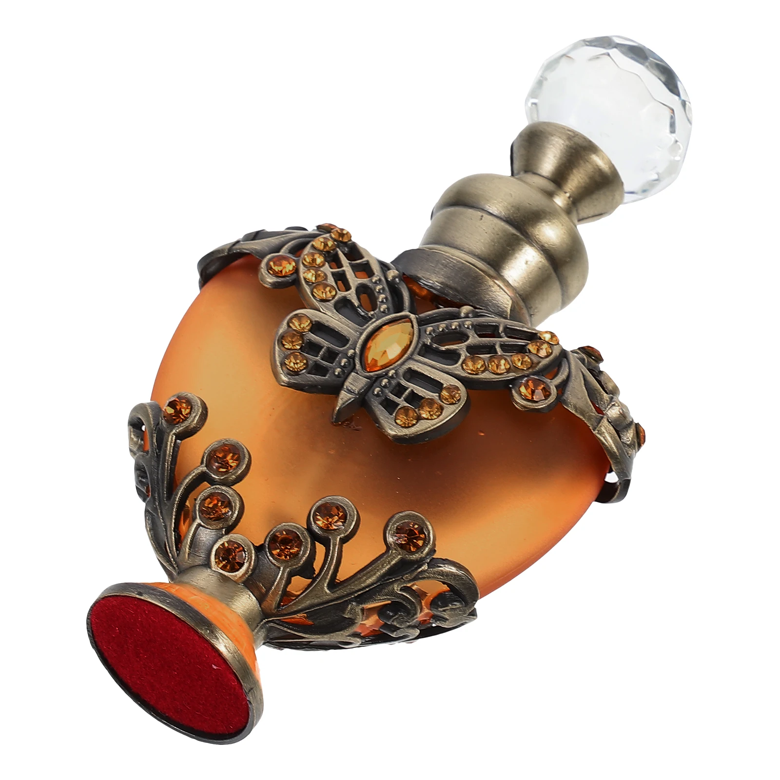 Butelka na perfumy w kształcie serca, atomizer wielokrotnego użytku, vintage, podróżny pojemnik na zapach.