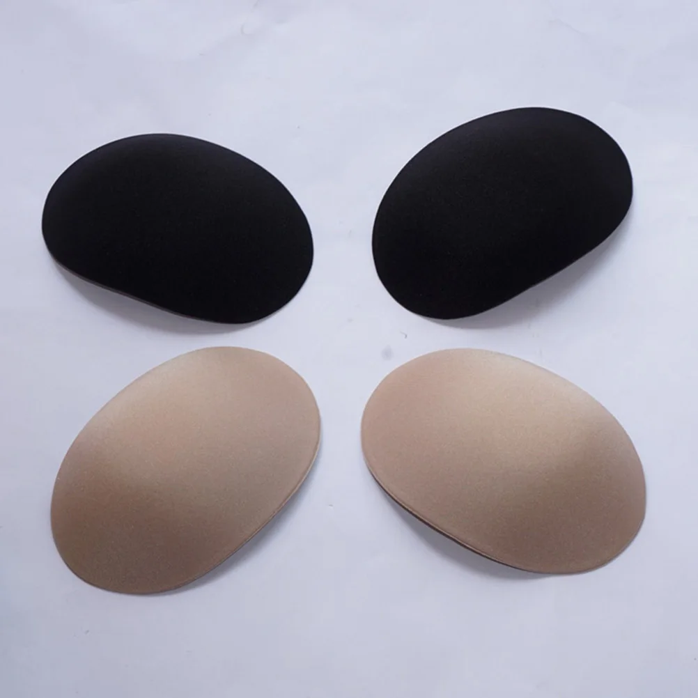 

Muscle Pads Chest Push-up Male Accessory Black Replaceable Breast Pad Non-woven Silicone Self-adhesive Durable Practical Summer