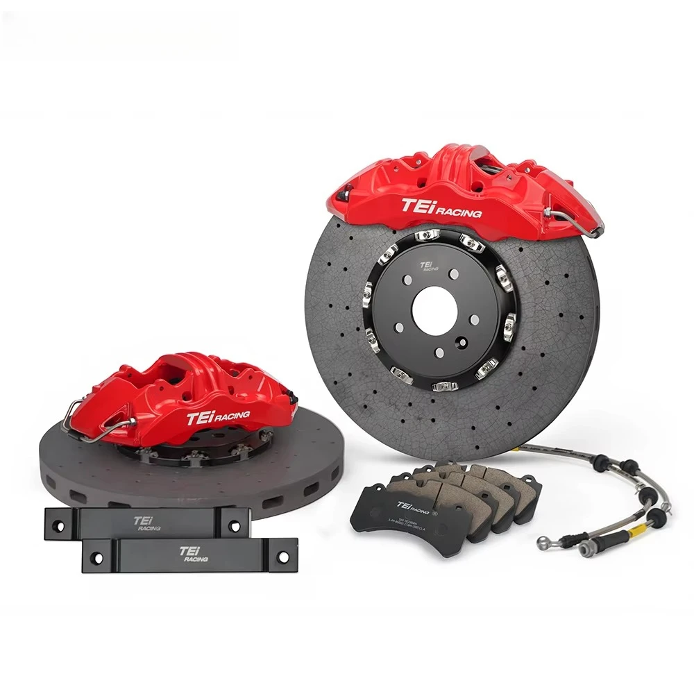

TEI S60-PLUS High Performance Brake Kit 6 Piston Brake Caliper with Carbon Ceramic Disc 405x34MM for BW M X5 X6 X7 2010-2021