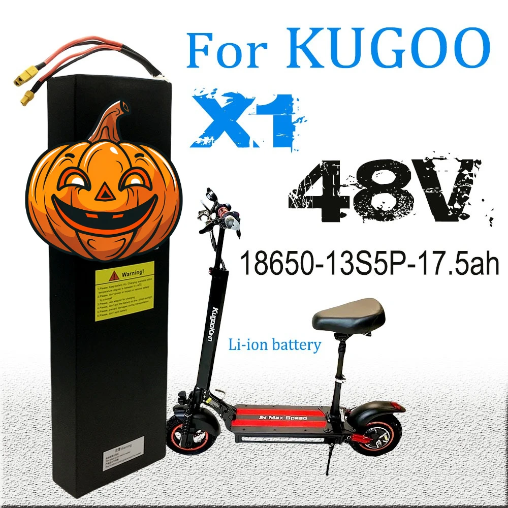 

Scooter/Electric 13S5P For Kugoo X1 First in sales 100% Original new battery 48V 17.5AH 400W Li-ion battery pack