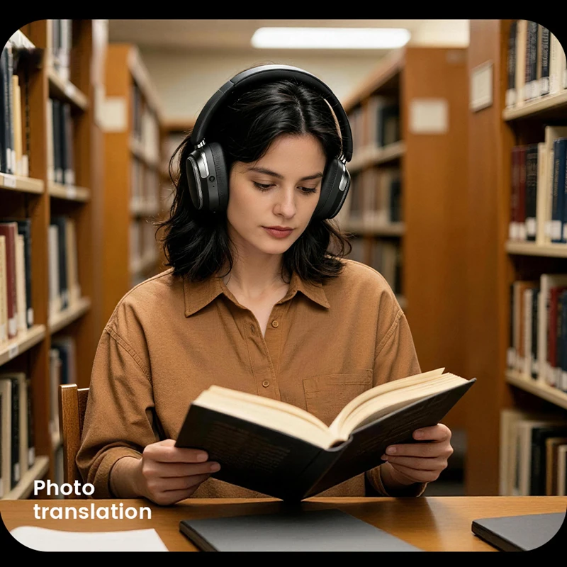 Intelligent Head Mounted Shooting Earphones AI Camera Recording Music Call Noise Reduction AI Translation Q&A Image Recognition