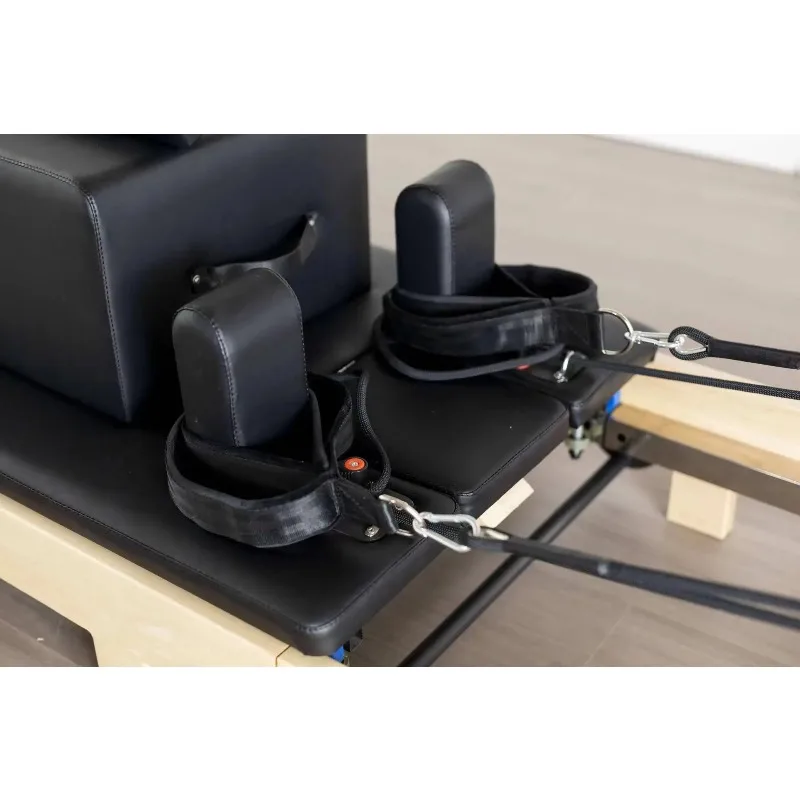 YTYIN صالة الألعاب الرياضية واللياقة البدنية واليوجا المصلح بيلاتيس ممارسة خشب القيقب بيلاتيس قابلة للطي #4