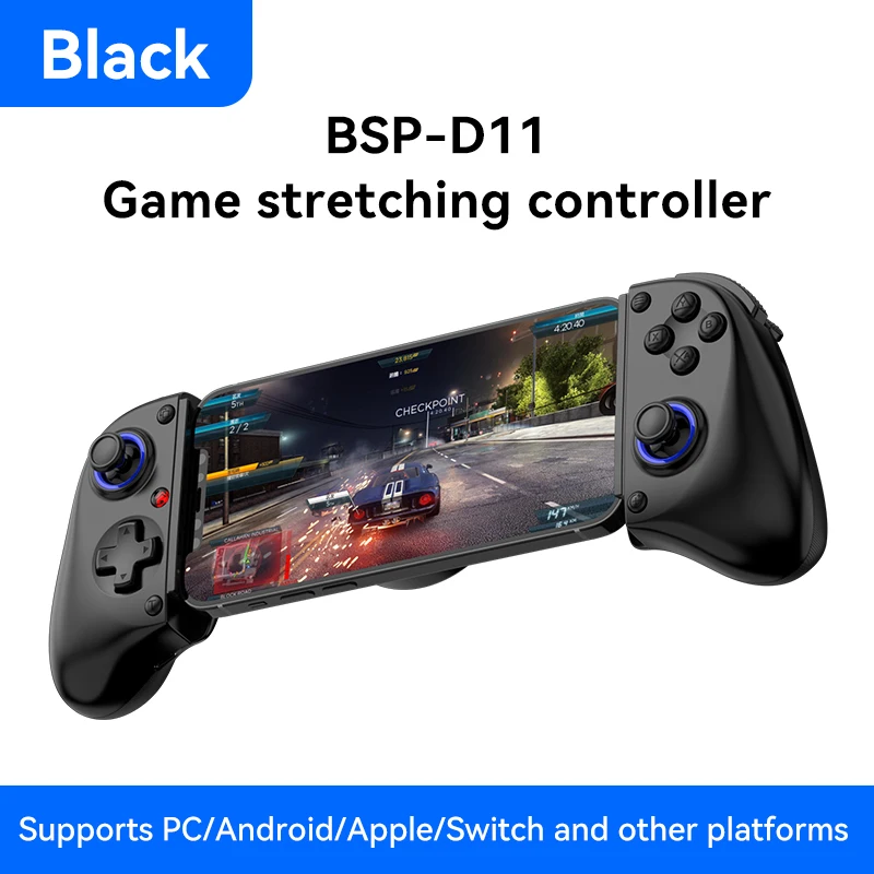 BSP D11 D11S تمتد قاعة الزناد تبريد أذرع التحكم في ألعاب الفيديو عصا التحكم للتبديل PS xbox أندرويد لمنصات أبل IOS اللوحية