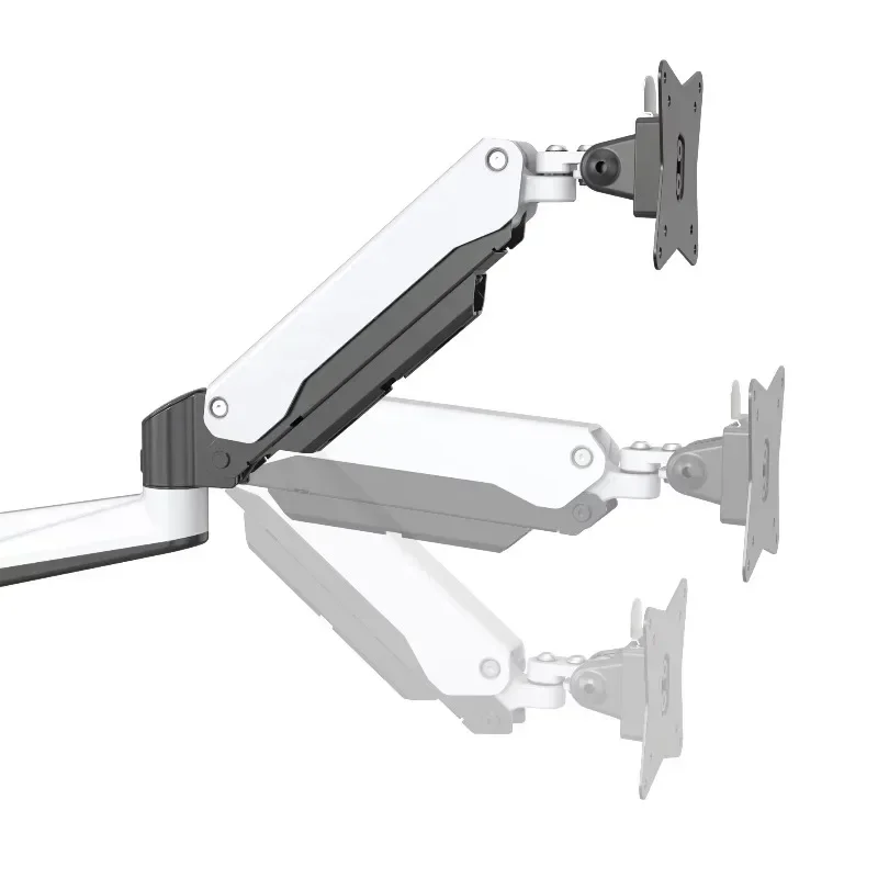 Aluminum Triple Monitor Stand 15 to 27-inch Freestanding LCD Computer Screen with Cable Management