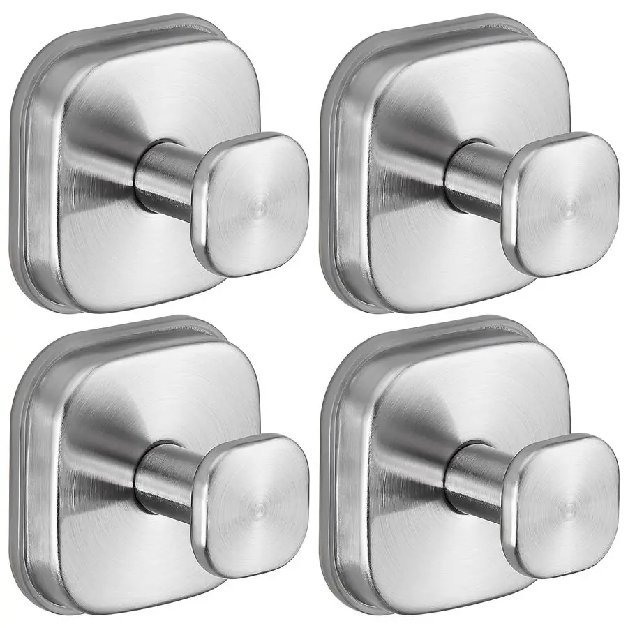 

Cup Hooks for Shower Heavy Duty NoDrill Reusable MultiPurpose Hooks Adheres to Glass, Mirrors, Tiles amp Smooth Surfaces for Tow