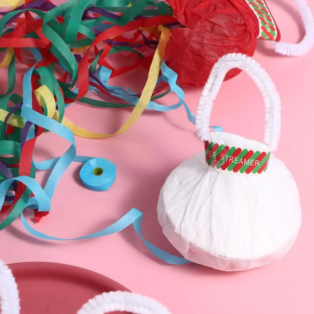 Colorati 2 pezzi lancio a mano celebrazioni non popper coriandoli di carta colorata forniture per feste stelle filanti