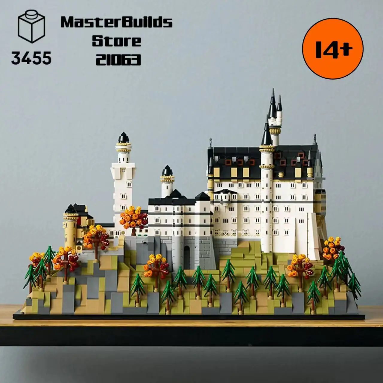 

FIT 21063 Castle Building Block Model Decoration New Arrival in Stock, Christmas and Birthday Gift, Halloween Gift