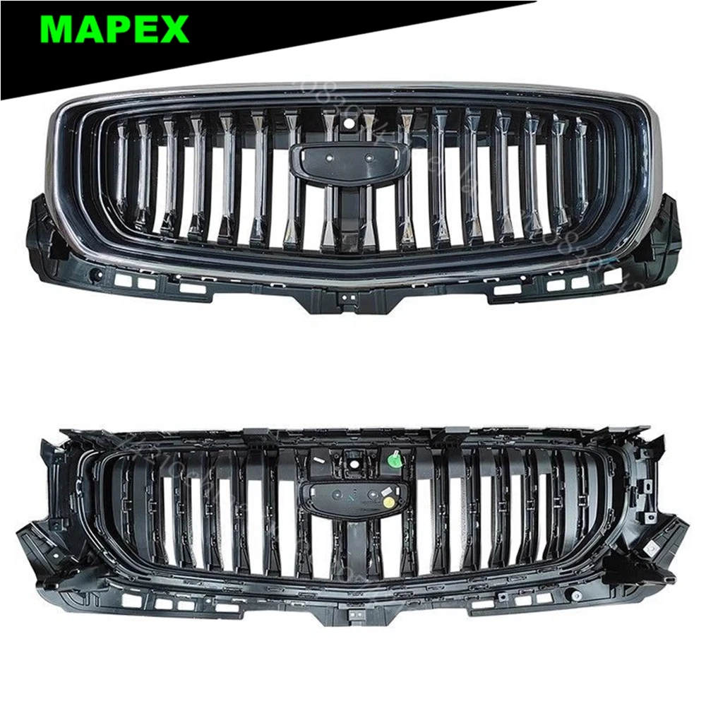

Front Bumper Upper Grille Air Inlet Grill Auto Hood Grills Exterior For Geely Monjaro L 2021 2022 2023 2024