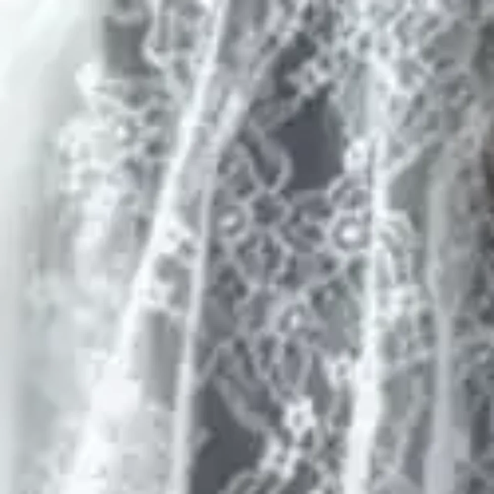 Embroidered Flower Lace Mini Skirt See Through Irregular Lace Up Ruffles Skirt High Waist Lace-up Design Butt Curtain