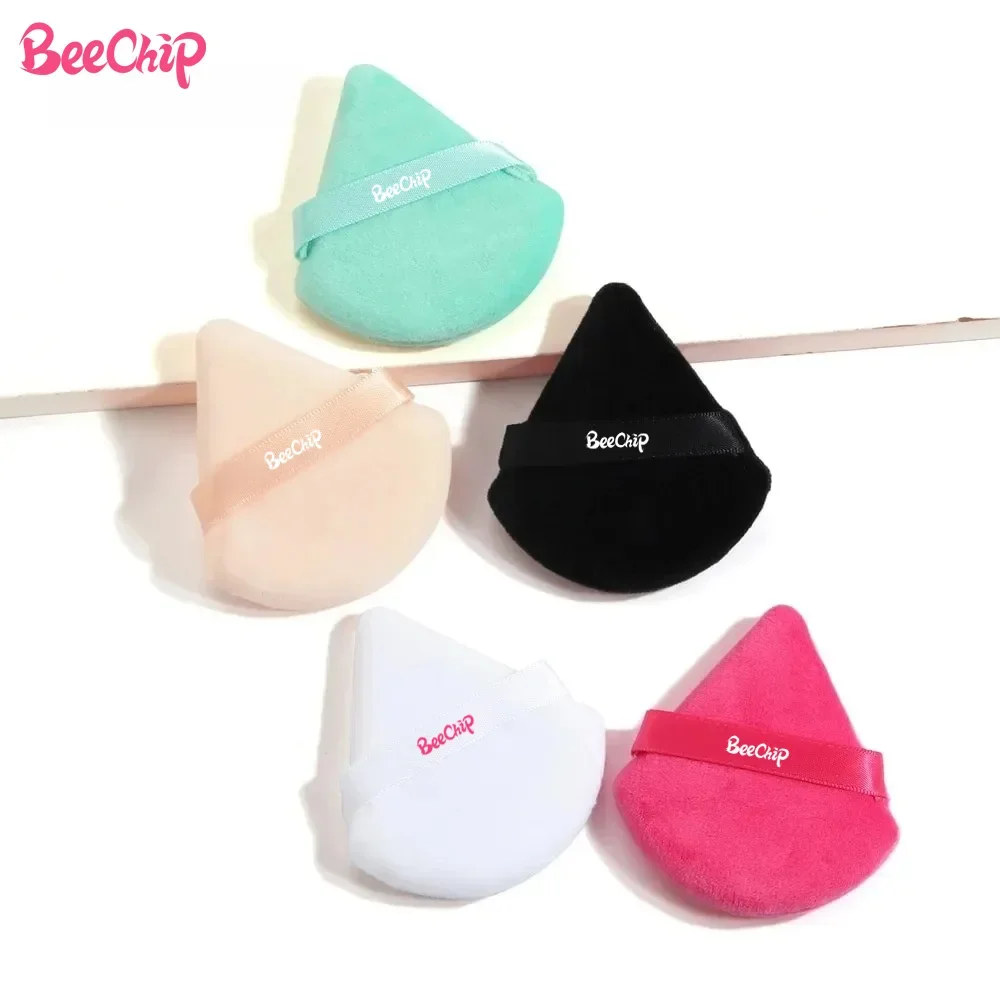 

5 Pcs Powder Puff Face Soft Triangle Makeup Tool Loose Powder Body Powder Makeup Sponges Blender Contouring Under Eyes Corner