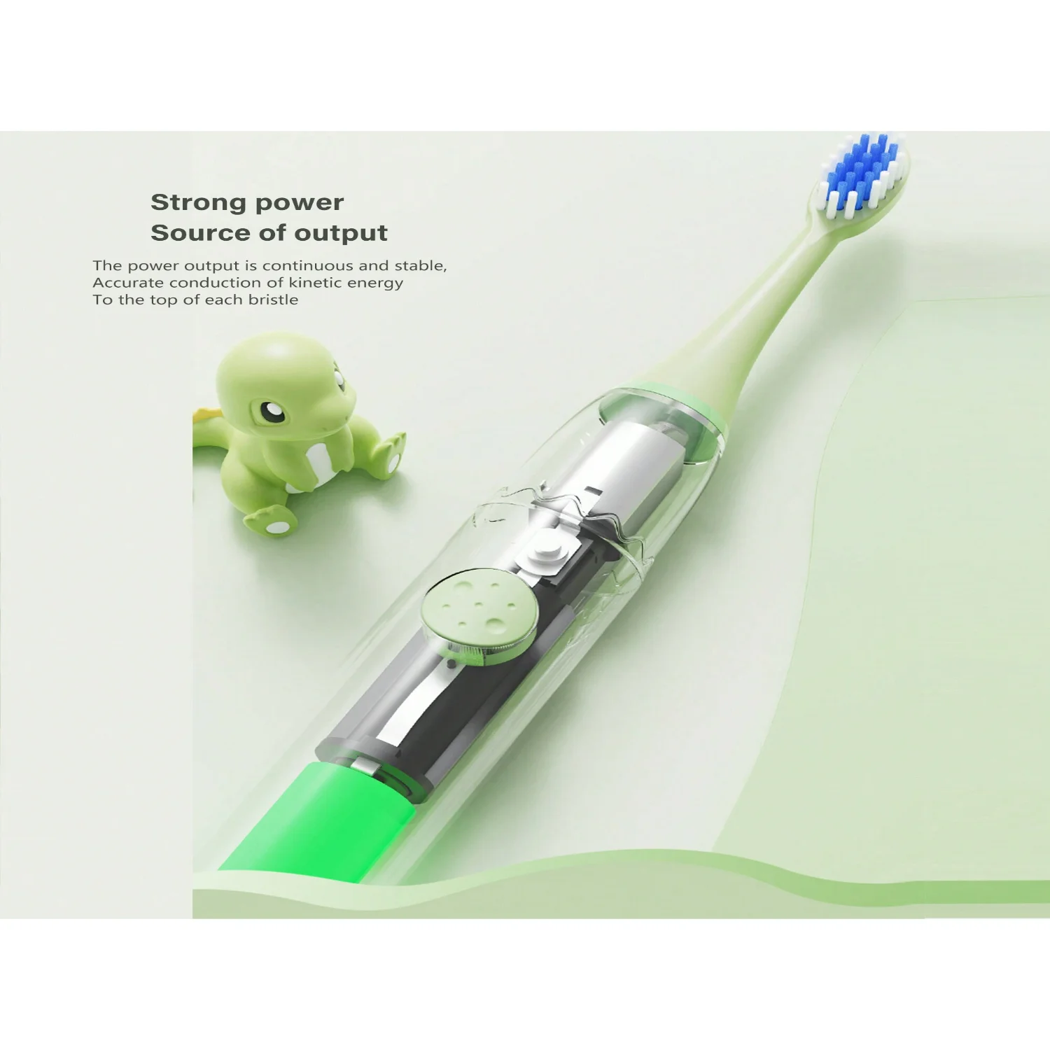 Rechargeable Toothbrush w/ 6 Levels & 6 Brush Heads