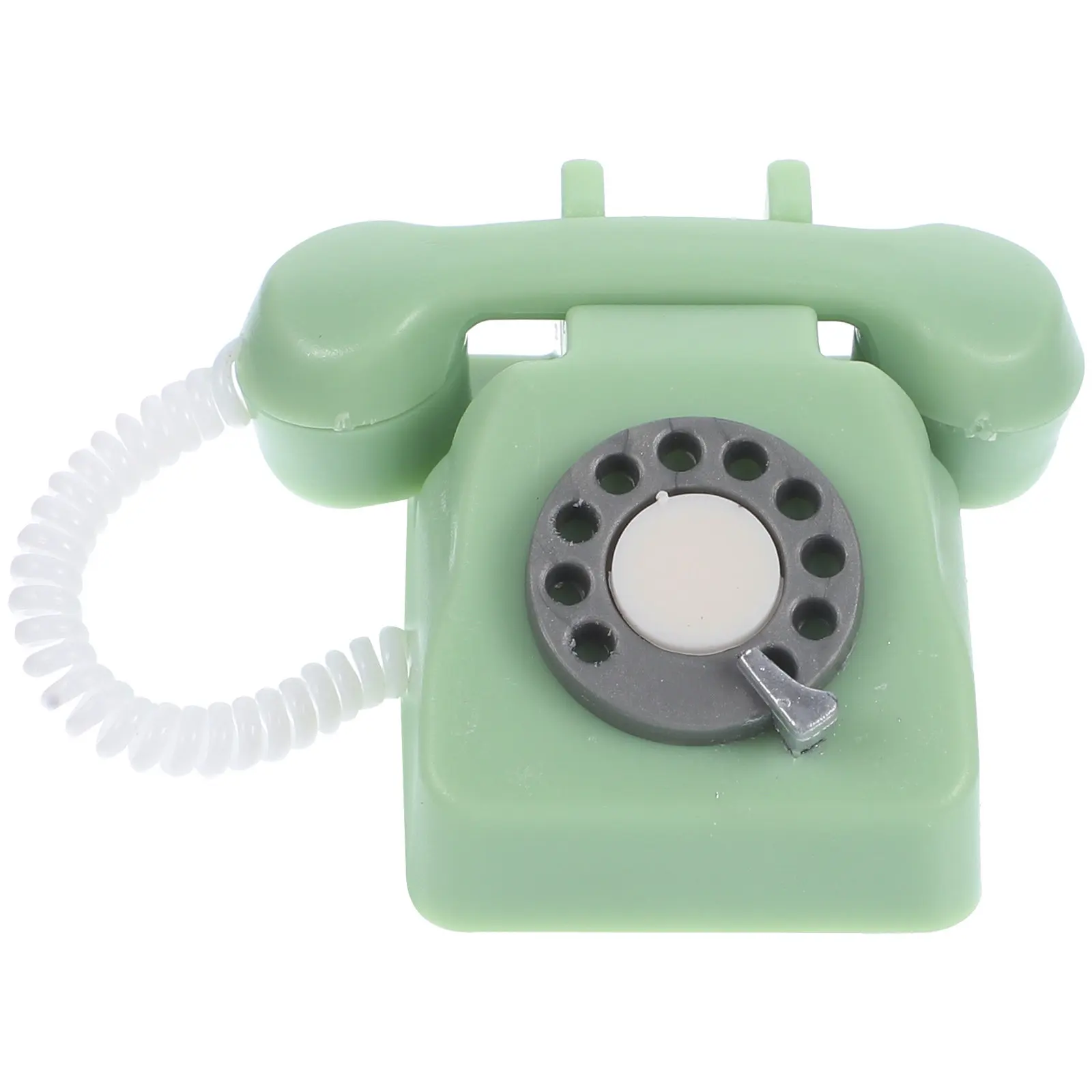 

Mini Telephone Vintage Retro Style Creative Mini House Decor Small Phone Ornament Lightweight Miniature Telephone Decoration