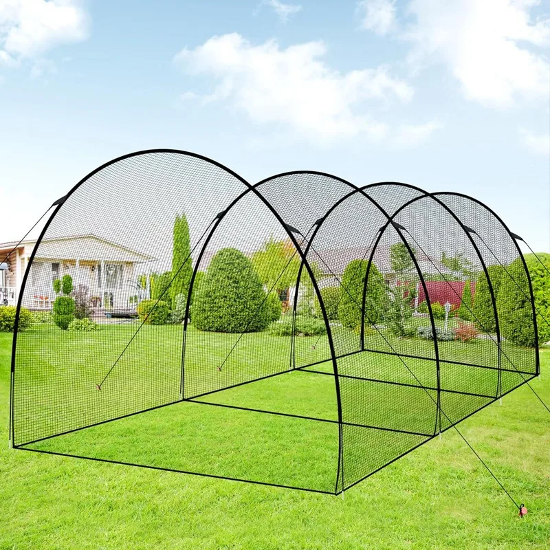 Custom baseball batting cage, indoor and outdoor batting tunnel practice net
