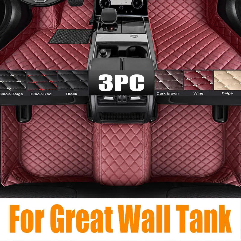 for Great Wall Tank 500 600 Accessories 2022 2023 2024 GWM Car Trunk Mat Upholstered Waterproof Protect TPE Material Storage Pad