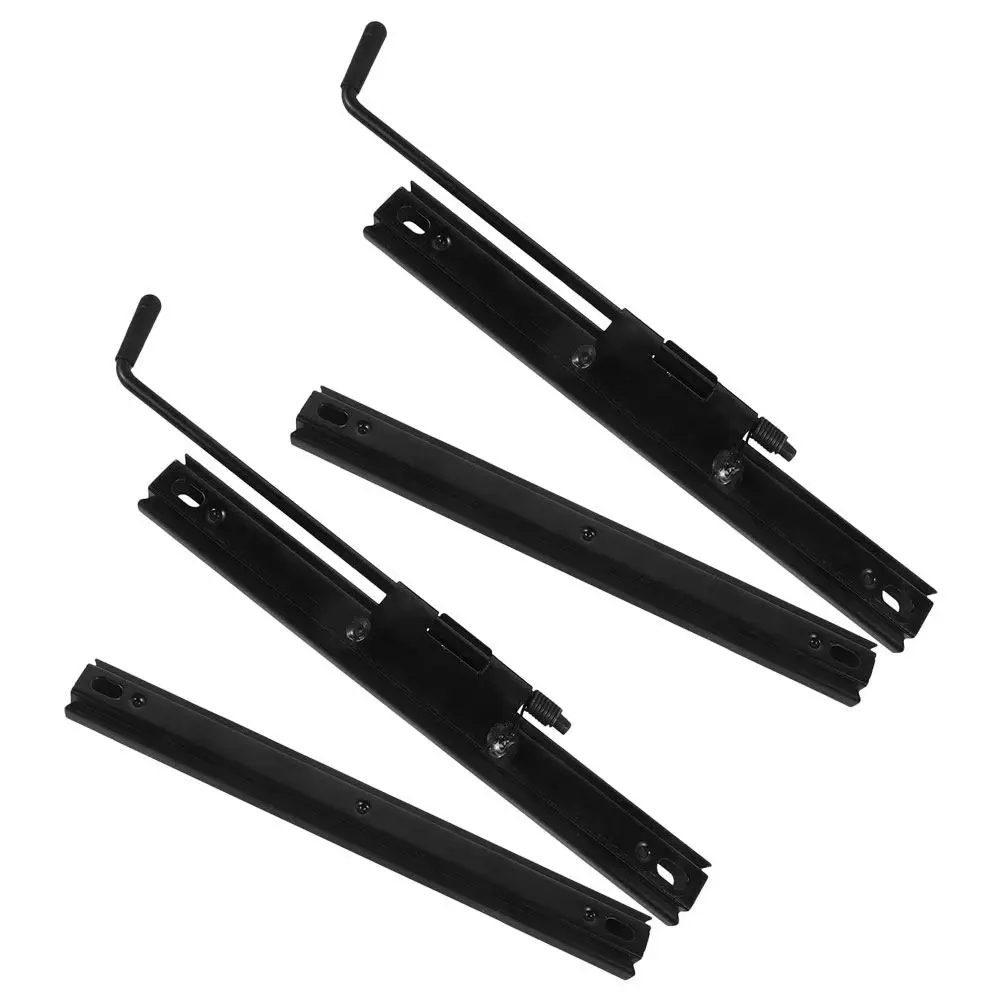 

2Pairs Universal Seat Adjuster Slider Car Seat Rail Track Mounting Brackets Kit for Racing Bucket Off-Road Vehicles Seats