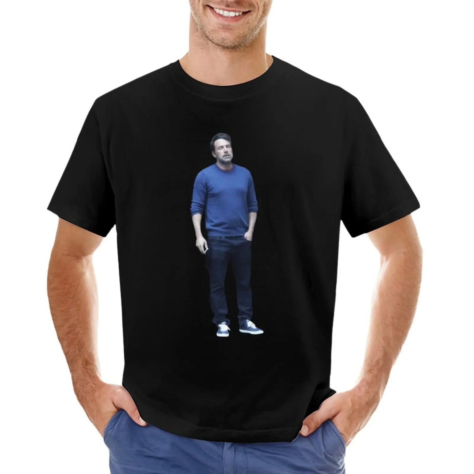 ben affleck meme T-Shirt rapper graphic tees plain basketball graphic tees sublime sweat shirts, men