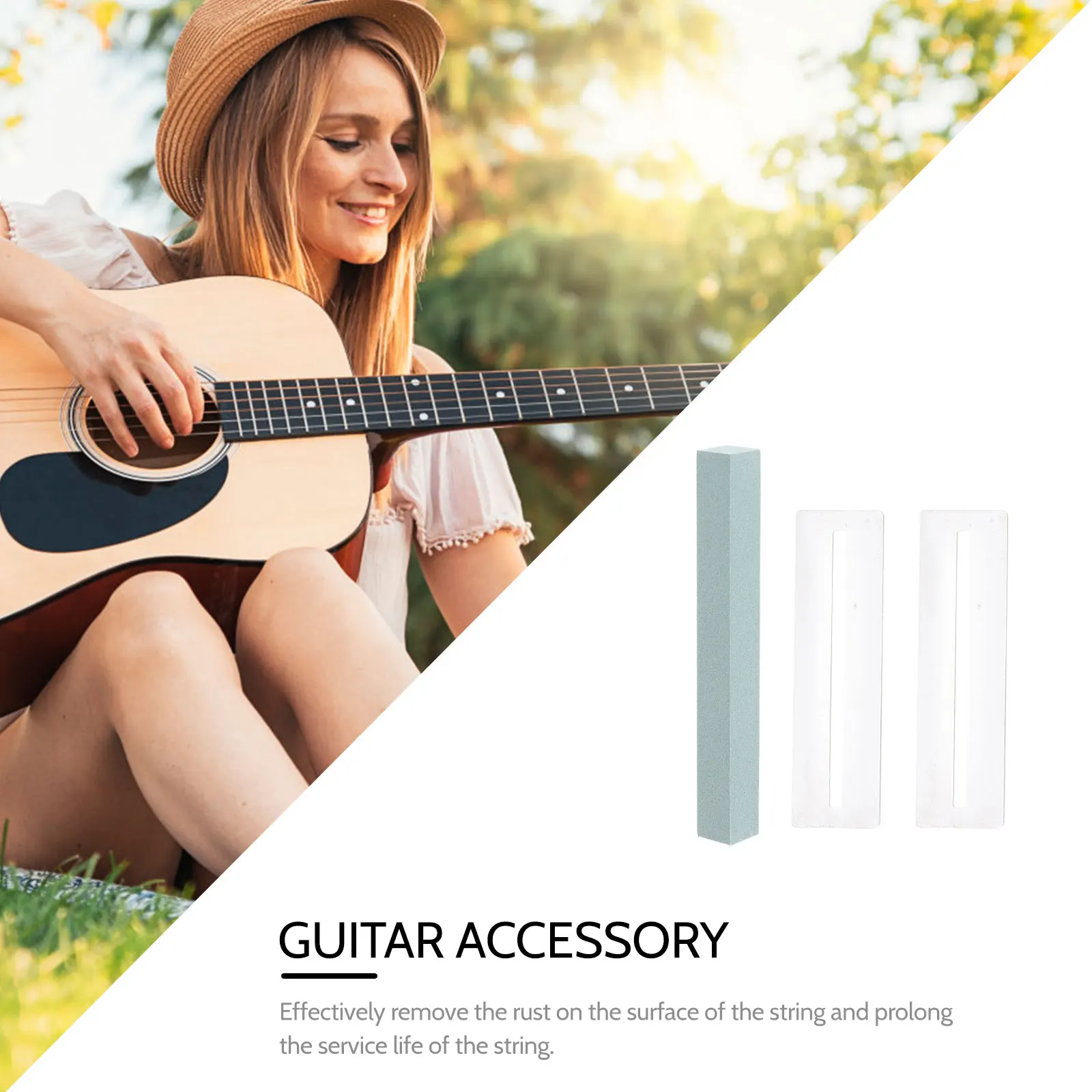 

Fret String Pillow Polishing Stone Guitar Repair Tool Kit Protector Fingerboard Guards