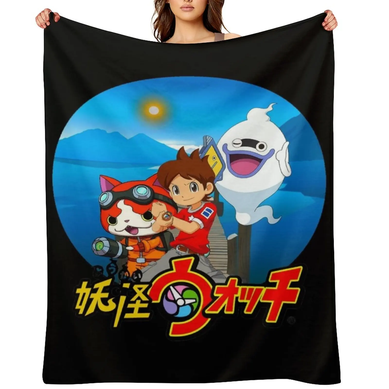yokai-watch Throw Blanket Luxury Brand Polar Thins funny gift Blankets