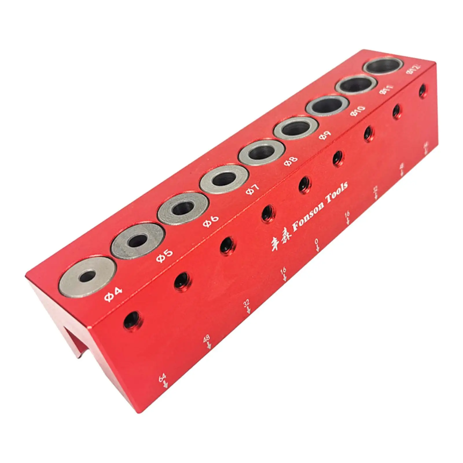 

Punching Hole Locator Portable Aluminum Alloy Woodworking Doweling Jig