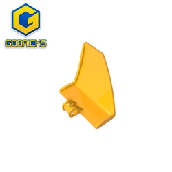 Gobricks GDS-2216 기술 패널 곡선 # 70 5 x 4 x 3 테이퍼 오른쪽 레고 80271과 호환 가능 빌딩 블록 조립