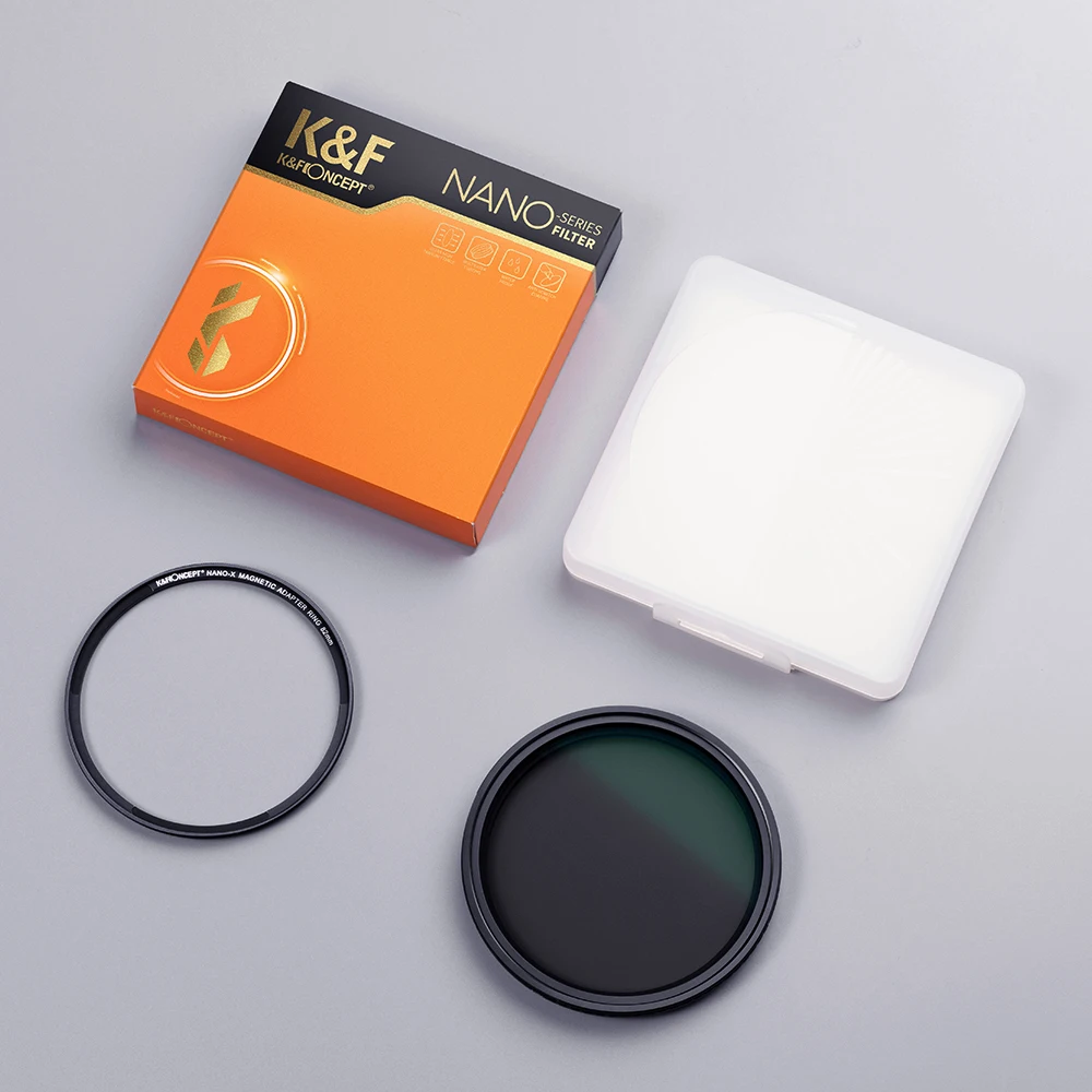 K&F Concept Magnetic ND2-ND32 Filter Variable Neutral Density Filter Without Black \