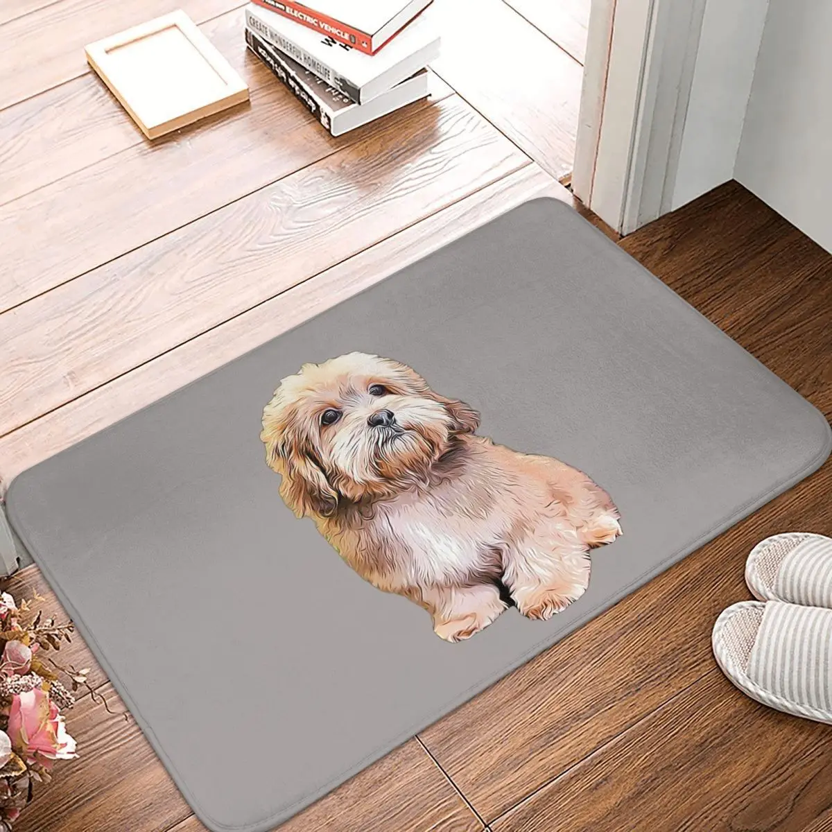 Shihpoo Doodle Poodle Cutie Pie Non-slip Doormat Floor Mat Carpet Rug for Kitchen Entrance Home Bathroom Living room Footpad Mat