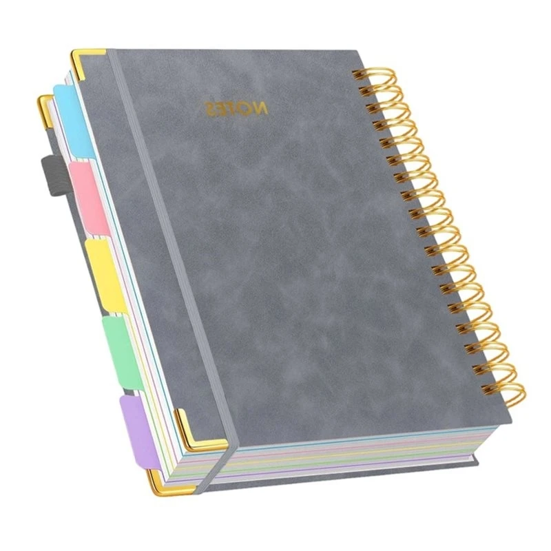 abjg-b5-leather-spiral-notebook-journal-150-pages-includes-dividers-college-ruled-organizer-for-people-large-lined-journal