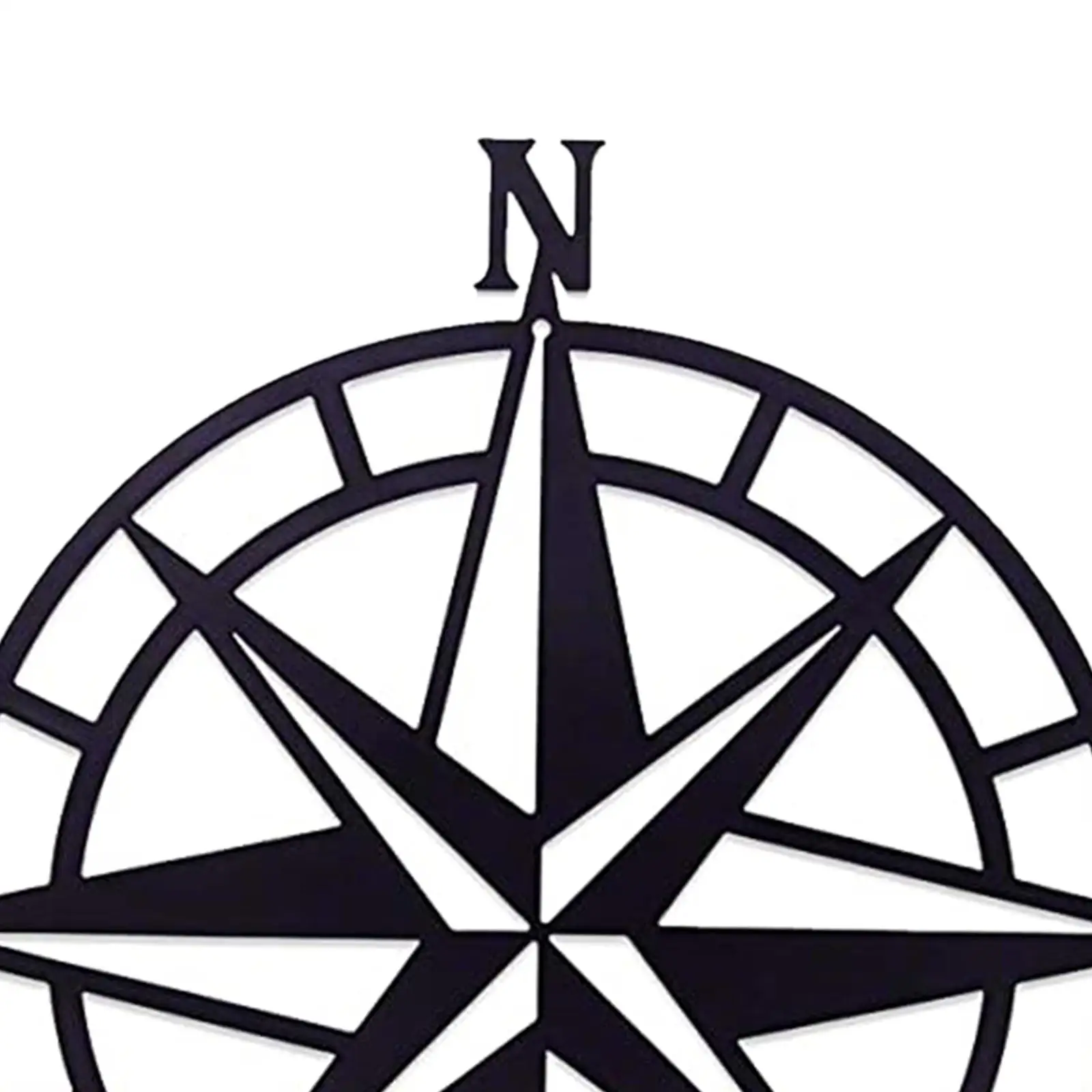 Decorative Wall Compass Decor Office Porch Indoor/Outdoor Sign