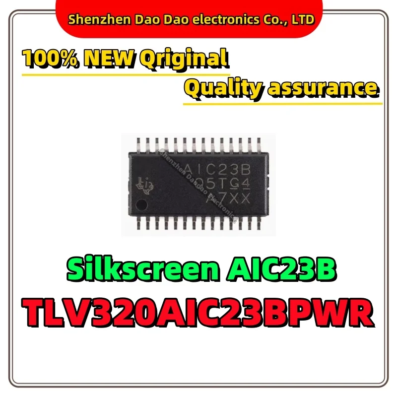 10Pcs TLV320AIC23BPWR Silkscreen AIC23B audio codec TSOP-28 new original