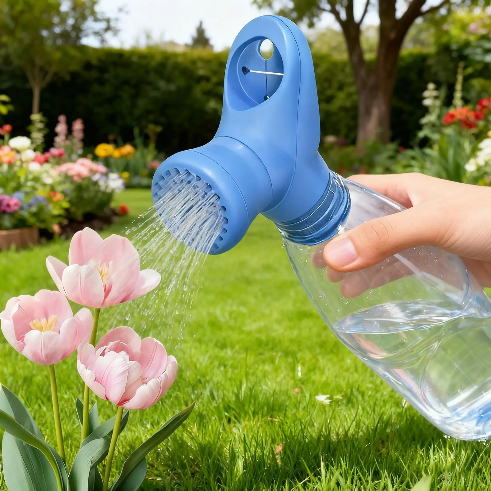 Outdoor Shower Head Silicone Portable Camping Gear Bottle Nozzle Sprinkler Head For Fishing Camping Hiking Picnic Sports Beach