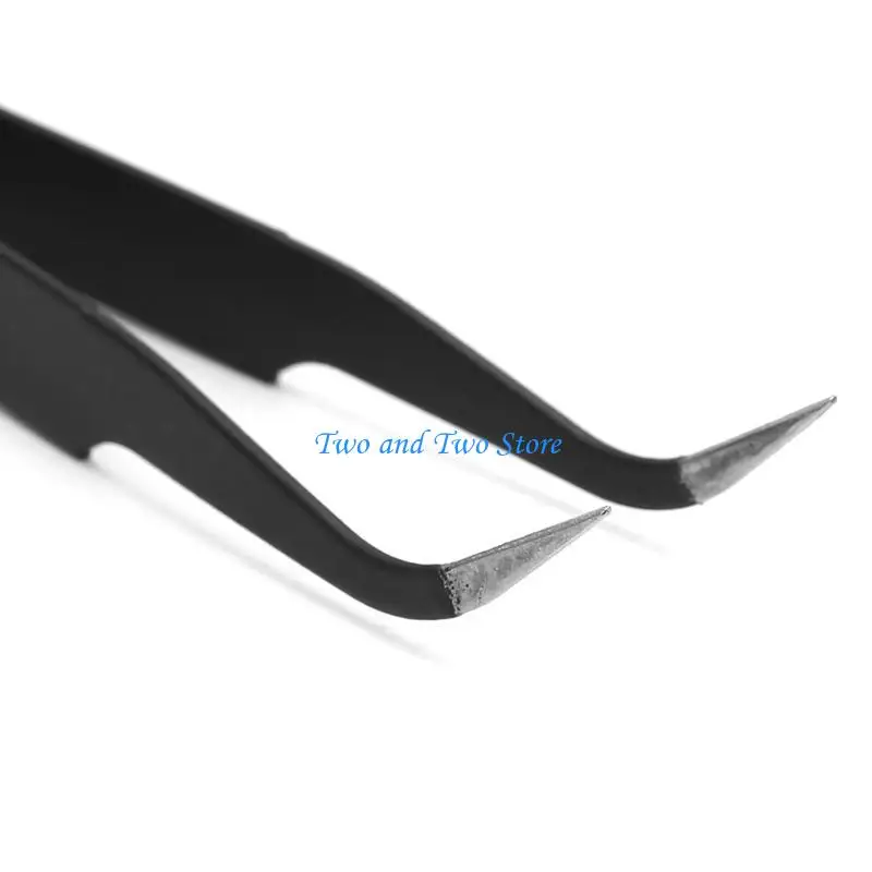 

HX6F Tweezers DIY Jewelry Making Art Gel Picking Tool Stainless Steel