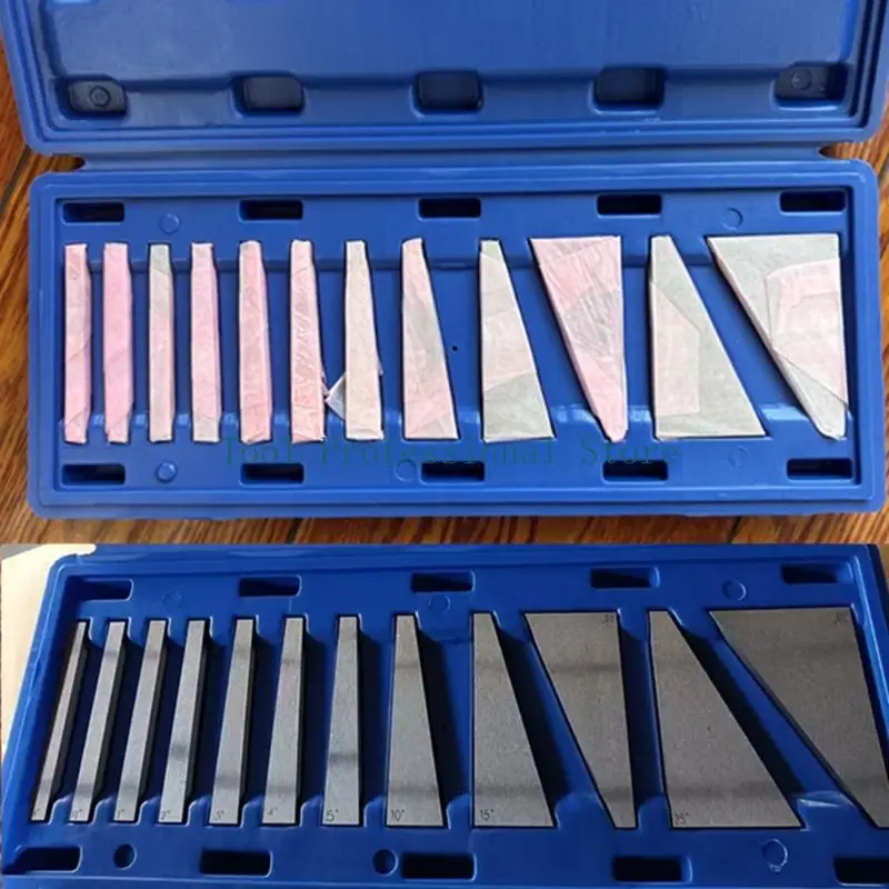 57QF 12Pcs Block with Measuring Device End Block Accessories High Accuracy Machinist Lathe Measuring Tool Measuring Block