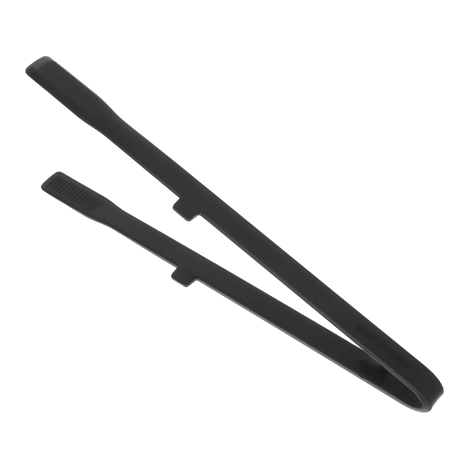 

Silicone Food Tongs Non Stick Kitchen Clamp for Outdoor Cooking Steak Eggs Gripping Tool Easy Clean Black Color